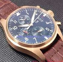 Iwc Top Gun Rose Gold * ETA 7750 Replica