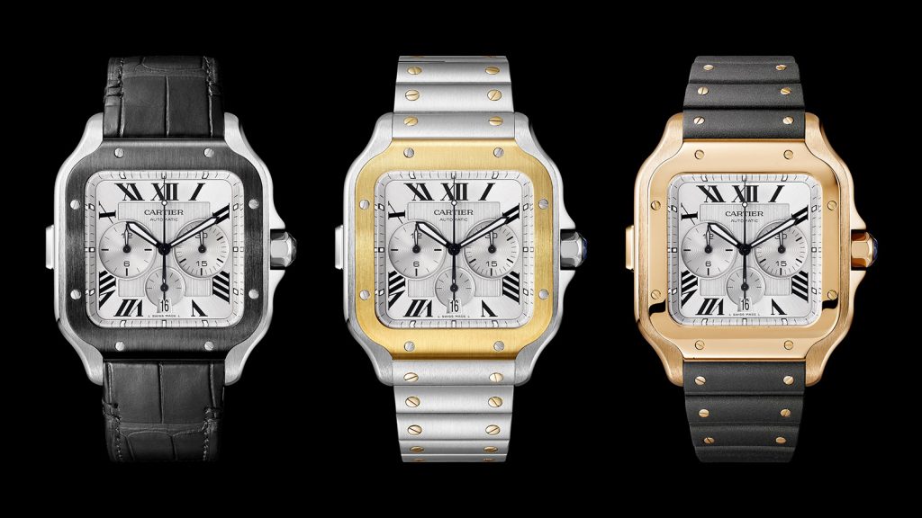 Luxury Santos de Cartier Chronograph XL Replica Watches