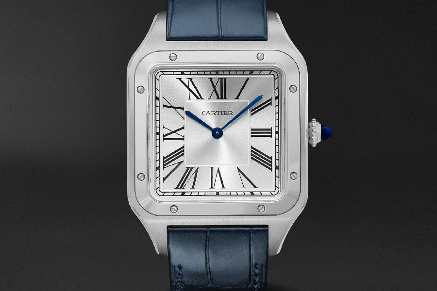 Cartier Santos-Dumont Replica Hand-Wound 33.9mm Stainless Steel